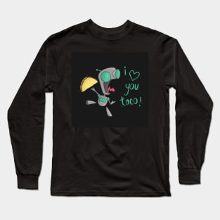 i love tacos gir Long Sleeve T-Shirt